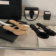 Fashion Round Toe Ladies Thin Heels Slides Slippers Shoes Spring Summer Female Flip flops Women Heeled Slippers Sandals Pumps